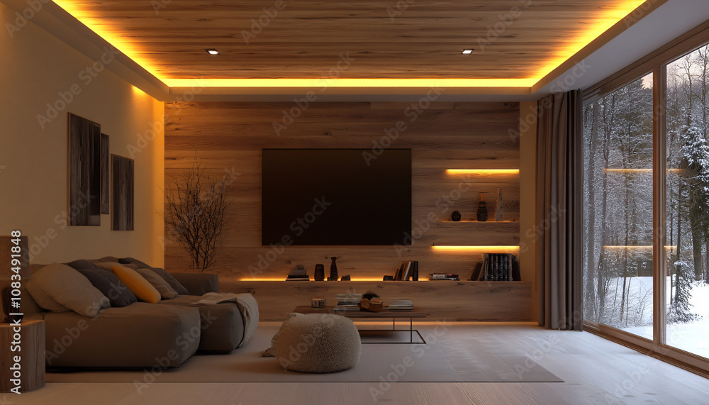 Fototapeta premium Minimalist background for creative design