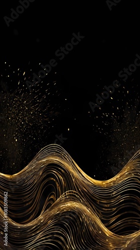 abstract background with wave