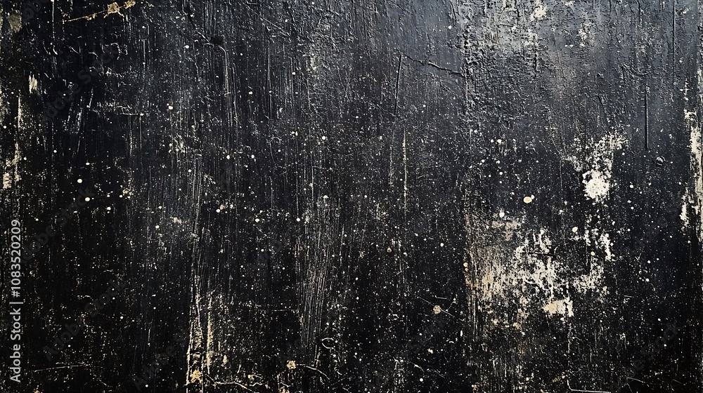 Obraz premium Background space galaxy star, Black background with a white grunge texture