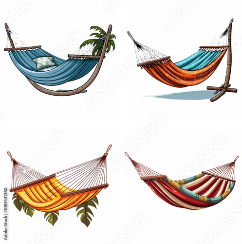 hammock relaxation beach tropical rest comfort vacation outdoor furniture hanging swing leis
