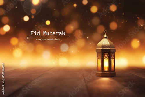 Happy eid mubarak background design