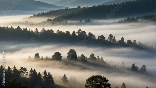 MistyValleyMorningBackgrounds, FoggyMountainLandscapes, SereneNatureScenes, MorningMistValleyDesigns
 photo