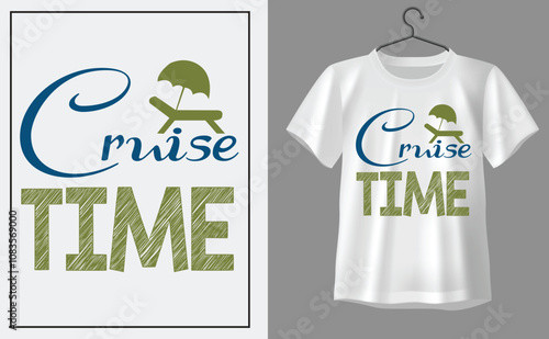 Cruise time  t shirt design, t shirt design concept, t shirt design template