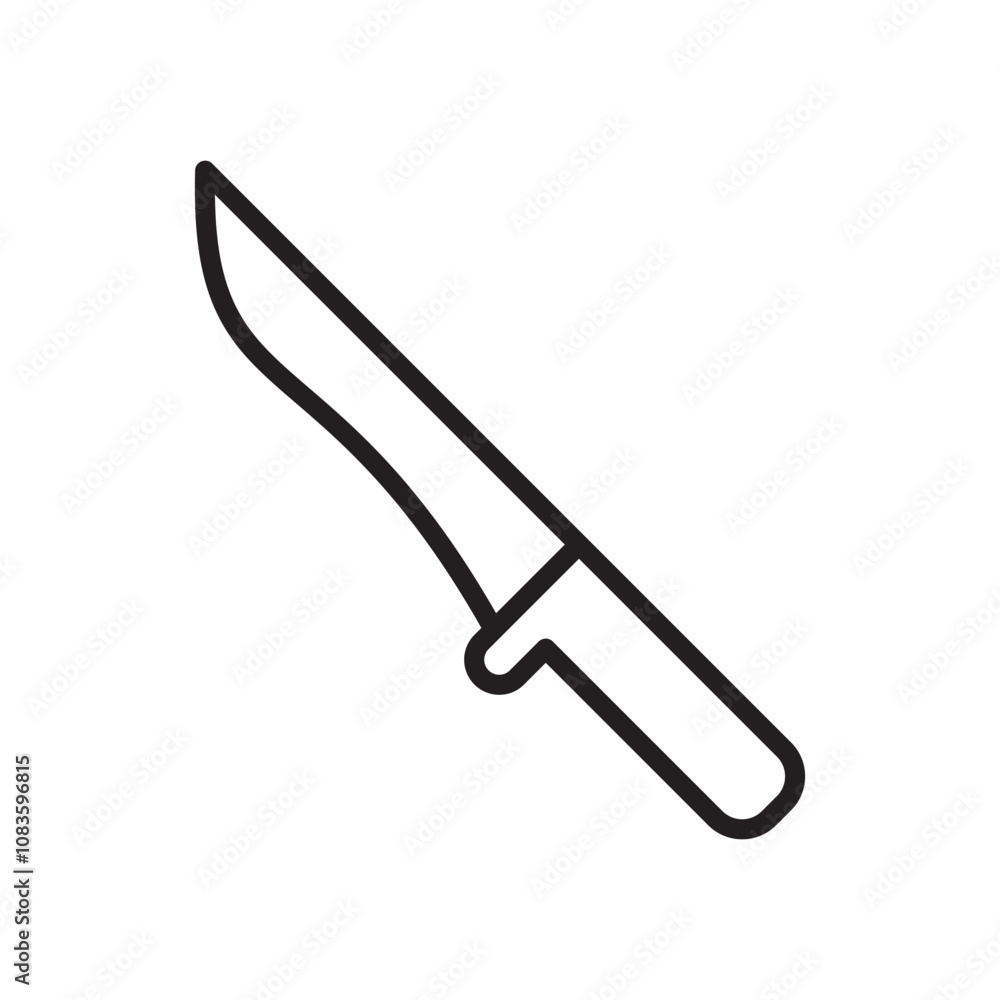 Obraz premium knife icon vector design template simple and modern