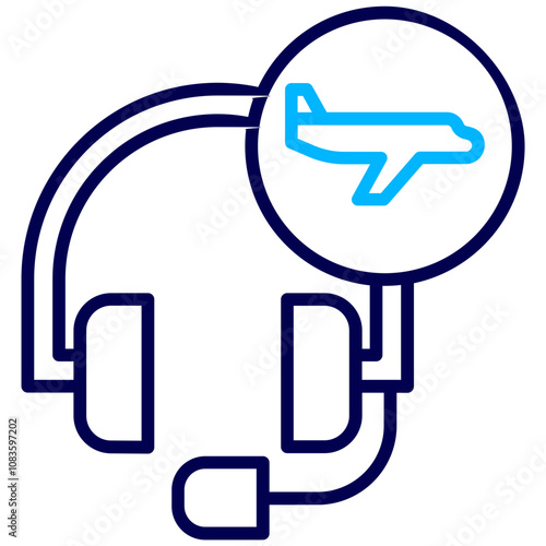 Call Center Outline Color icon