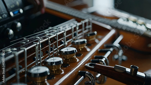 electric guitar close up