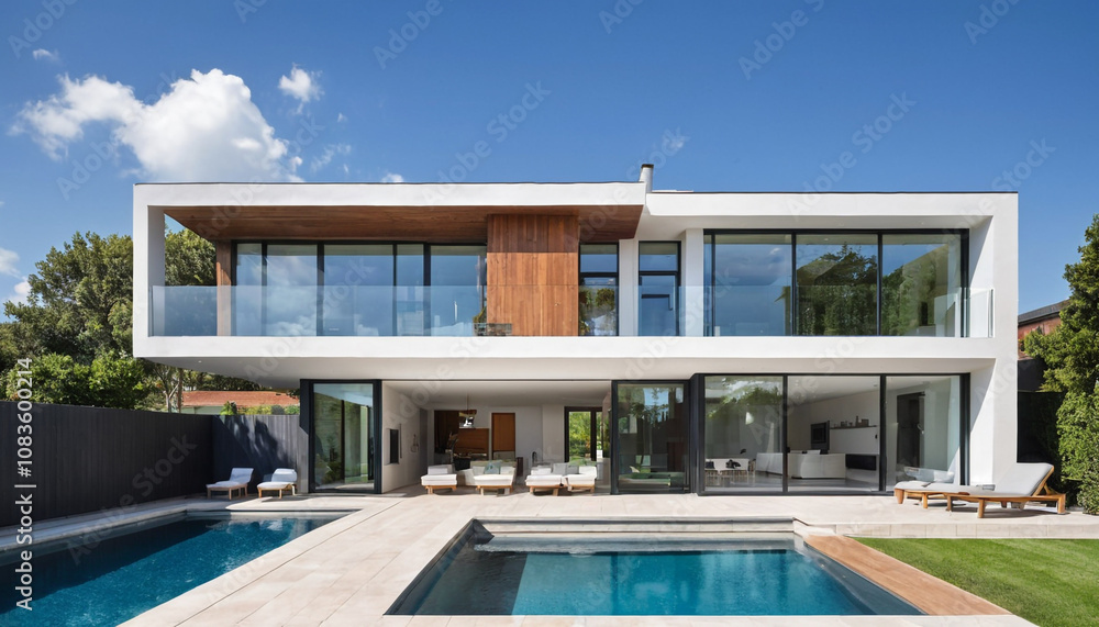 Fototapeta premium swimming pool in resort