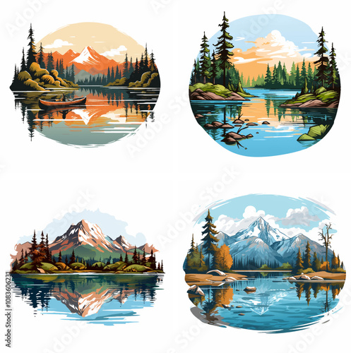 lake water freshwater body of water shoreline calm fishing boating recreation nature ripples