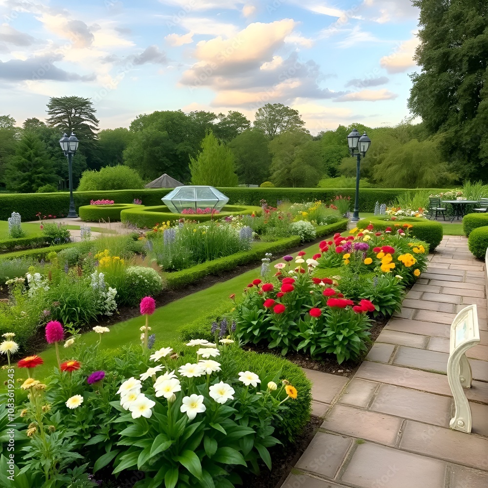 Obraz premium pictures of beautiful garden views