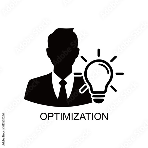 optimization icon , business creative icon