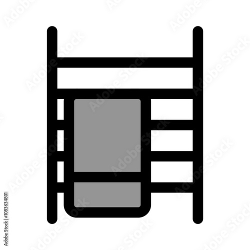 Bathroom towel heater - clean and modern bathroom icon