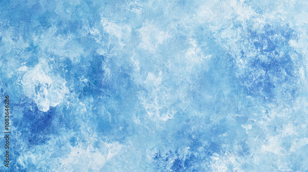 Fototapeta premium Soft blue fine plaster texture with slight unevenness and natural lighting in a tranquil setting