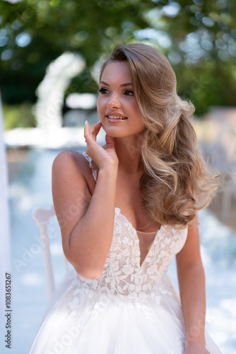 Bride portrait
 photo