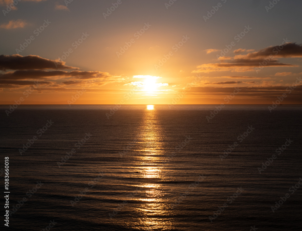 Obraz premium sunset over the ocean