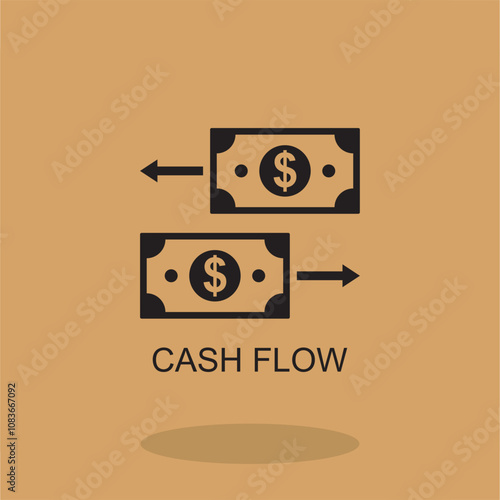 cash flow icon , business icon