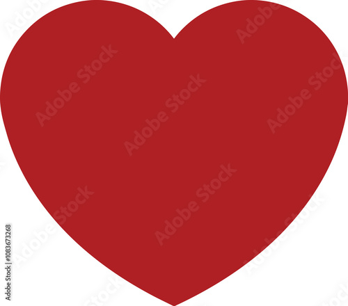 png vectorel red heart