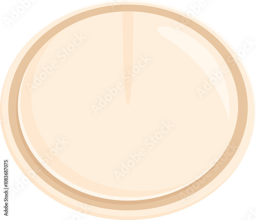 Beige compact powder for achieving a flawless complexion, perfect for beauty and makeup routines