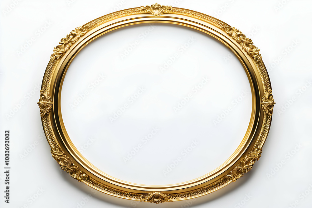 Obraz premium Luxury gold border frame copy space area