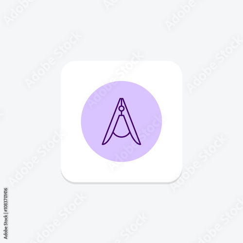 Clothespin pentaglow , vector, pixel perfect, illustrator file