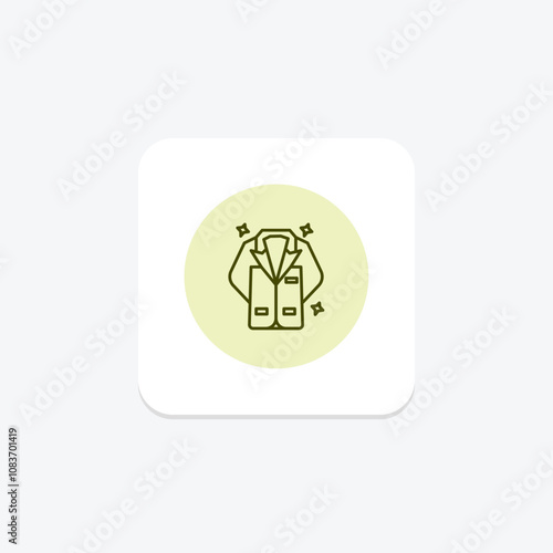 Coat clean pentaglow , vector, pixel perfect, illustrator file