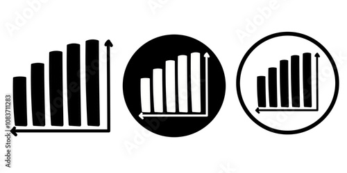 Infographics vectors icon set