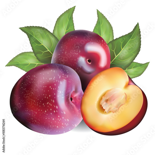 Plum is a sweet and sour fruit with a fresh taste