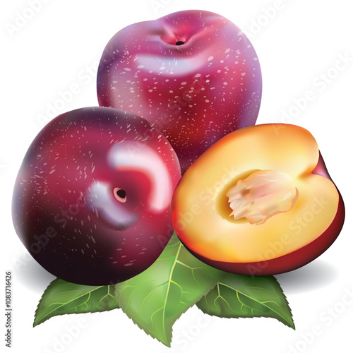 Plum is a sweet and sour fruit with a fresh taste