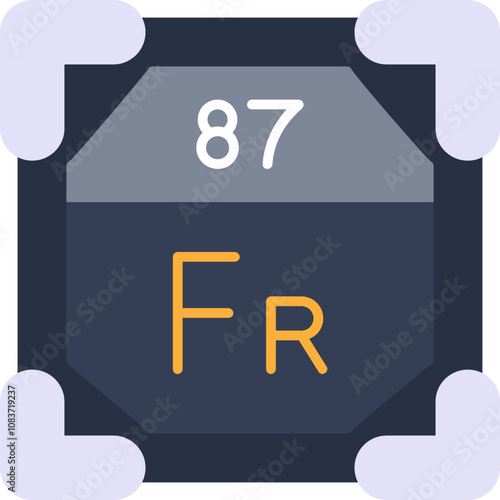 87 Francium Icon
