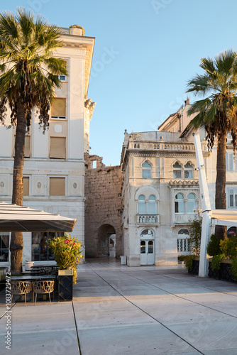 Old town in Split, Croatia