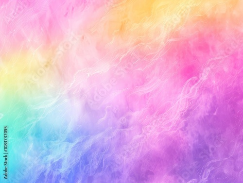 Vibrant gradient swirl of colors