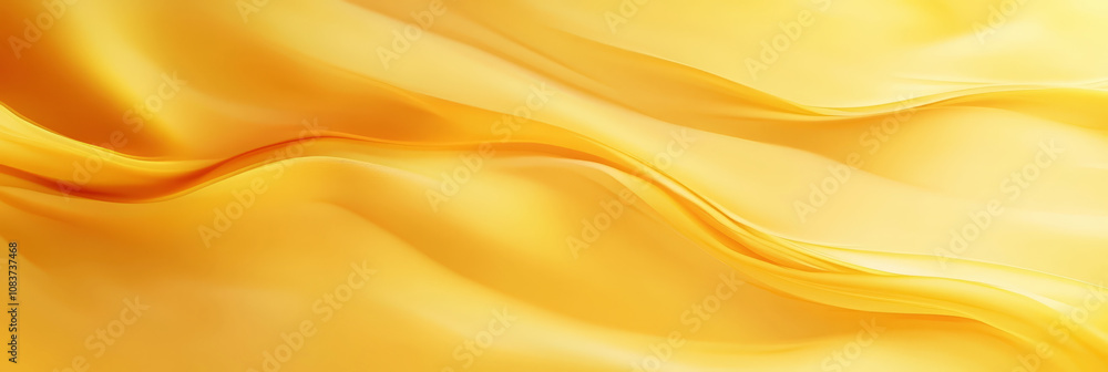 Obraz premium Smooth bright golden yellow and beige gradient background with vibrant colors. Fashion and business. Generative AI