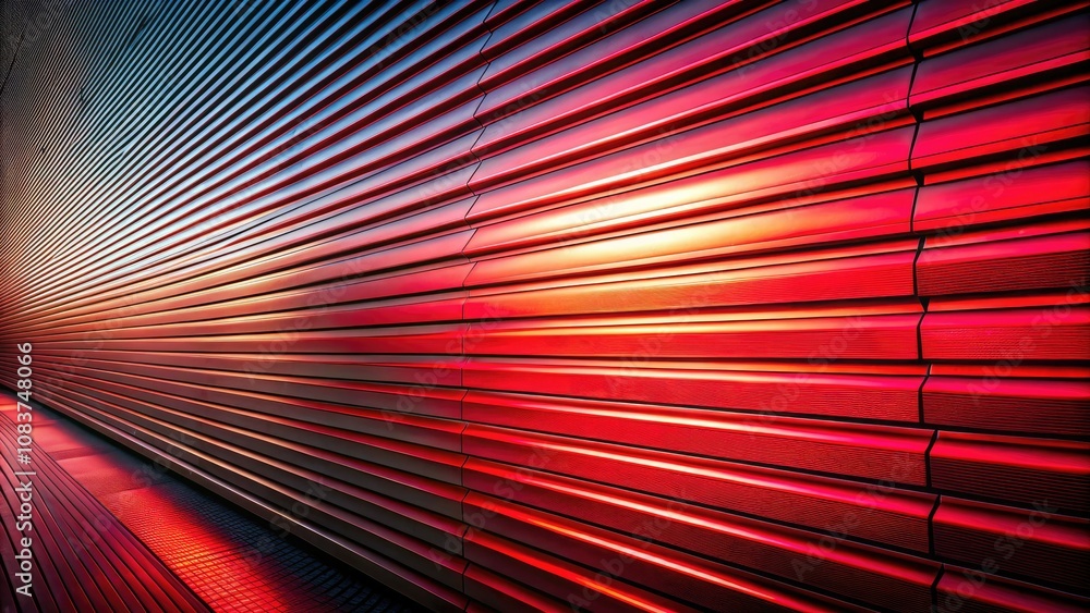 Fototapeta premium Abstract Red and Black Gradient Pattern on Sleek Modern Background for Urban Exploration Photography