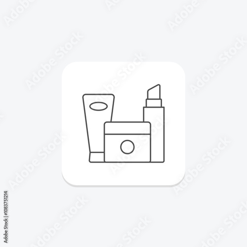 Skin Care thinline icon , vector, pixel perfect, illustrator file