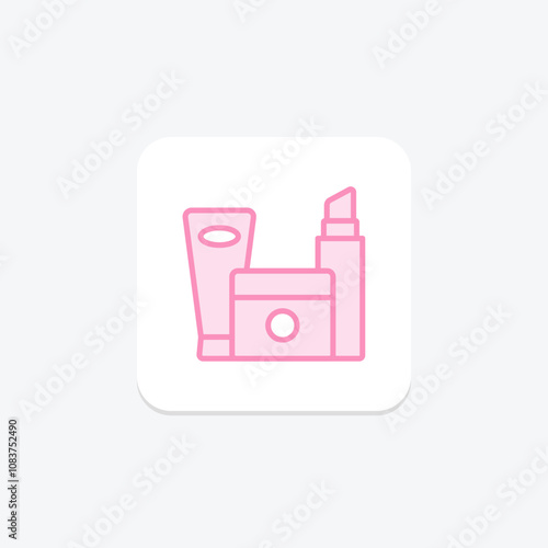 Skin Care duotone line icon , vector, pixel perfect, illustrator file