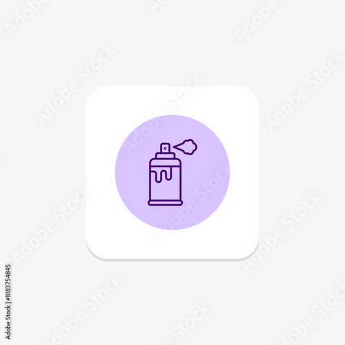Spray pentaglow , vector, pixel perfect, illustrator file