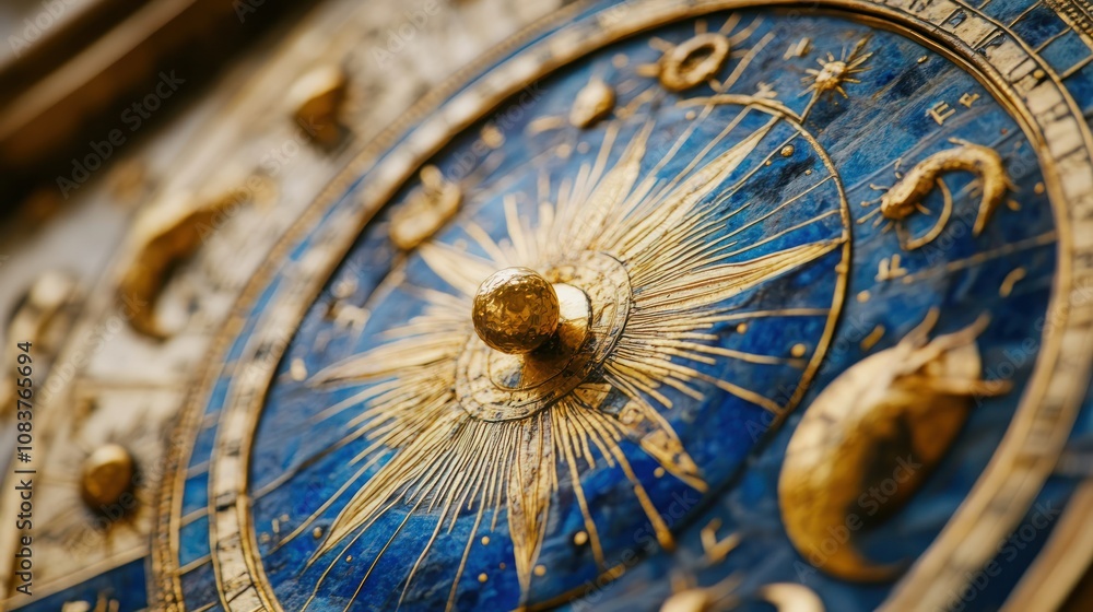 Fototapeta premium Daily horoscopes offering insights and predictions based on your zodiac sign planetary movements