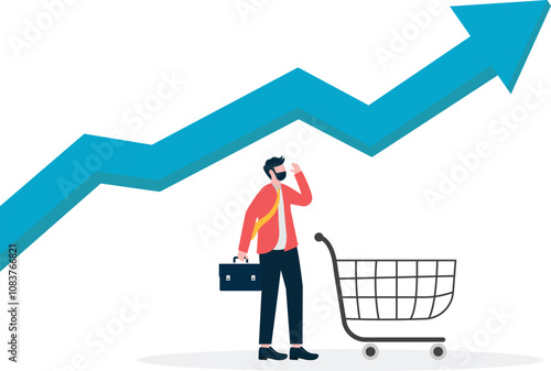 Food inflation, Consumer price index or CPI. Prices of commodities and consumer goods rose due to rising inflation.

