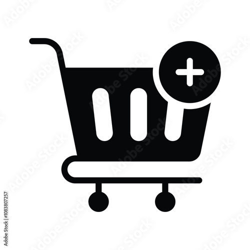 Icon indicating adding items to a shopping cart