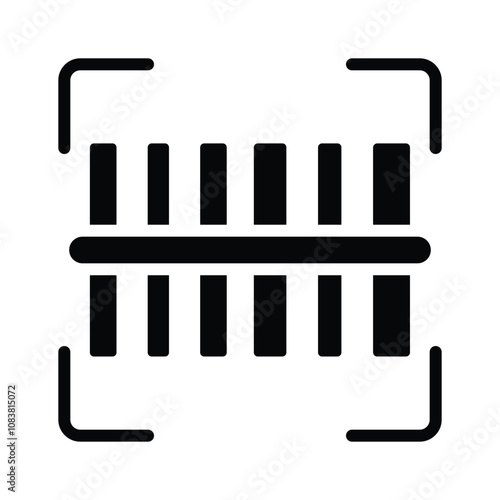 Icon of a barcode scanner for product identification