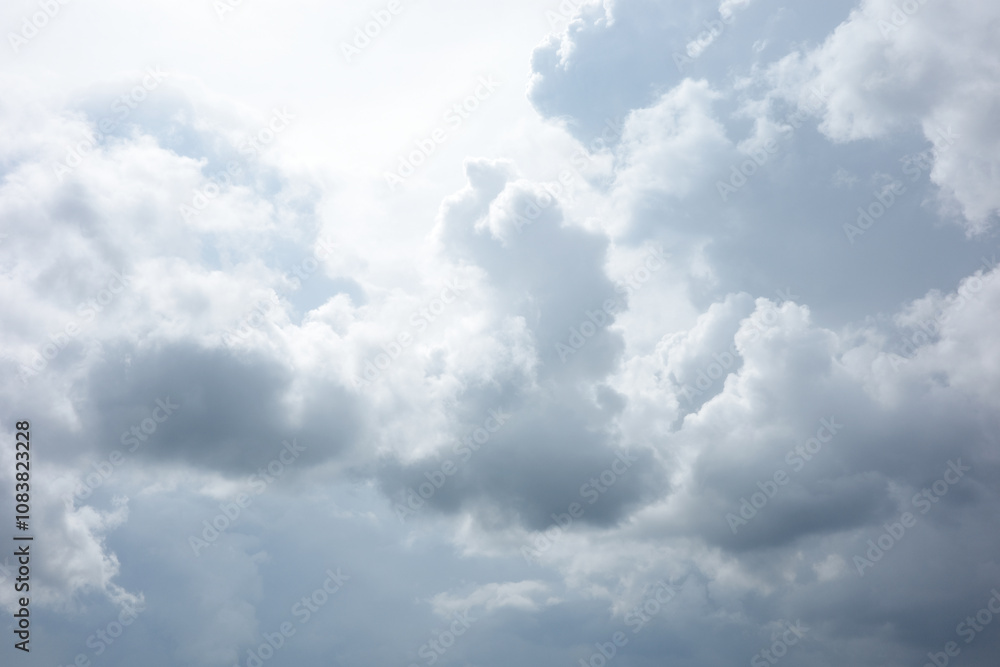 Fototapeta premium cloudy sky background with clouds photo moment beautiful