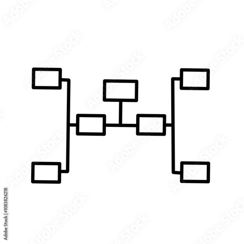 Tournament bracket vector