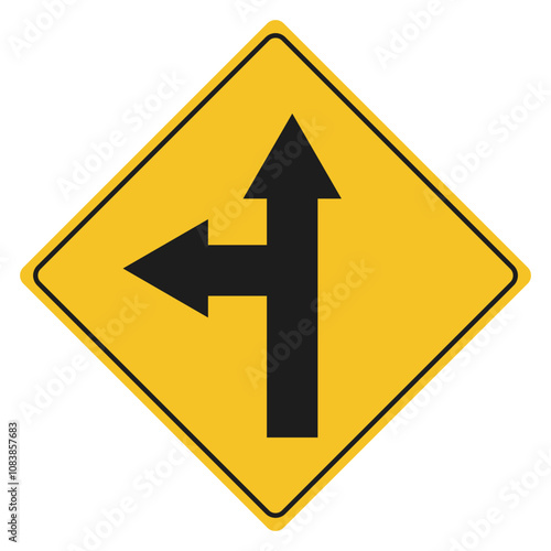 Free Download Traffic Sign Vector Illustration. Isolated on White Background - GFXLoad