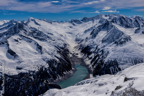 Panorama Hintertux - Österreich - Schlegeisstausee
