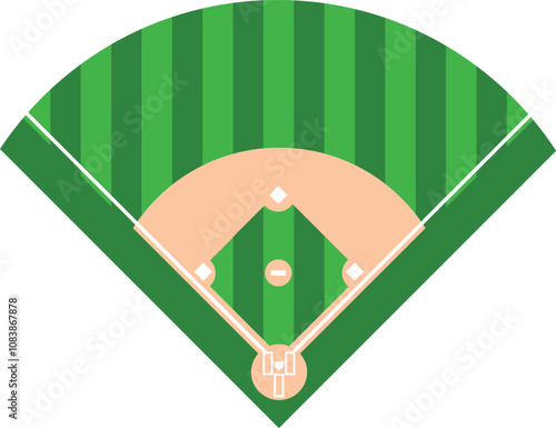 Baseball Field Vector and Clip Art