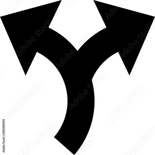 black arrow direction