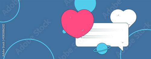 Happy Valentine's Day flat character vector concept business hand drawn illustration
