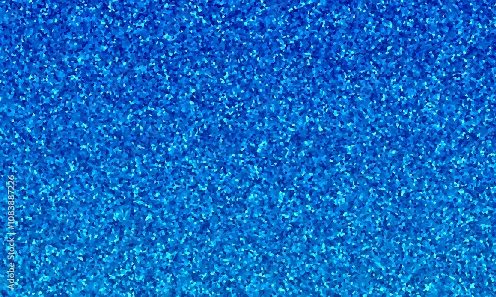 Obraz premium 青色のキラキラしたグリッター背景素材 blue sparkling glitter background material