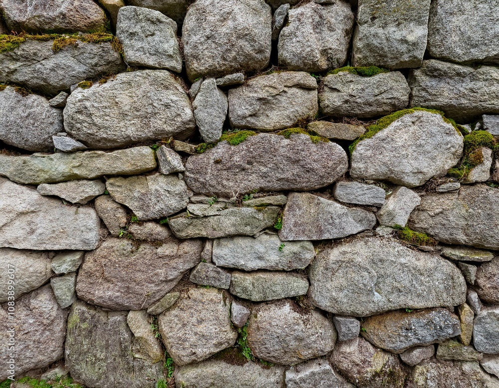 Obraz premium Aged Stone Wall Texture