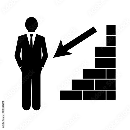 Economic risk Pictogram 