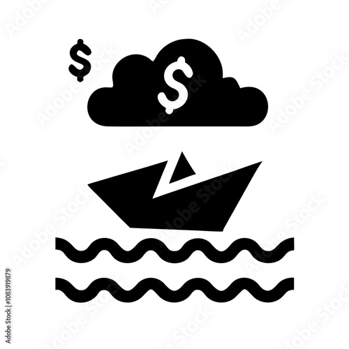 Economic risk Pictogram 